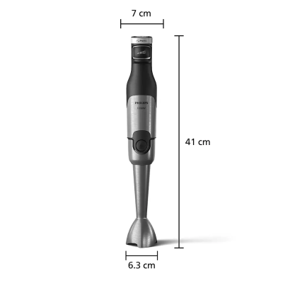 Блендер Philips погружной Series 5000, 1200Вт, 4в1, чопер XL, спиралайзер, черный (HR2684/00)