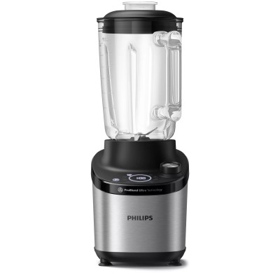 Блендер PHILIPS стационарный 1500Вт, чаша-2000мл, стекло, черный (HR3760/00)