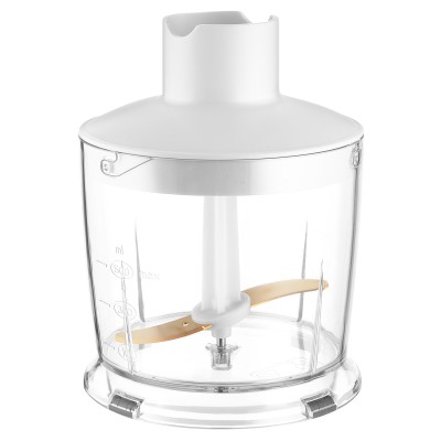 Блендер Sencor погружной 1200Вт, 6в1, чаша-800мл, вспениватель молока, белый (SHB6441WH)