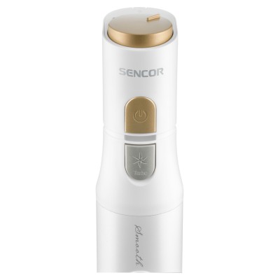 Блендер Sencor погружной 1200Вт, 6в1, чаша-800мл, вспениватель молока, белый (SHB6441WH)