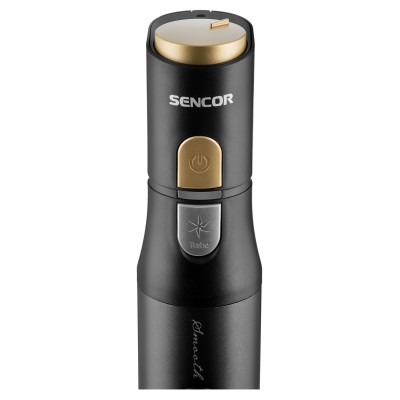 Блендер Sencor погружной 1200Вт, 6в1, чаша-800мл, вспениватель молока, черный (SHB6442BK)