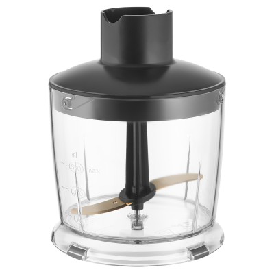 Блендер Sencor погружной 1200Вт, 6в1, чаша-800мл, вспениватель молока, черный (SHB6442BK)