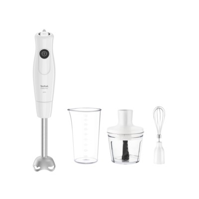 Блендер Tefal погружной Dailymix 600Вт, 3в1, чаша-800мл, чопер-500мл, турборежим, белый (HB533138)