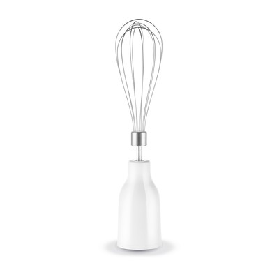 Блендер Tefal погружной Dailymix 600Вт, 3в1, чаша-800мл, чопер-500мл, турборежим, белый (HB533138)