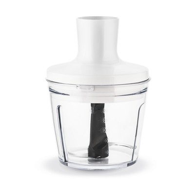 Блендер Tefal погружной Dailymix 600Вт, 3в1, чаша-800мл, чопер-500мл, турборежим, белый (HB533138)