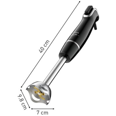Блендер Tefal погружной Infiny Force 1000Вт, 5в1, чаша-800мл, XL чопер 1л., черный (HB94L830)