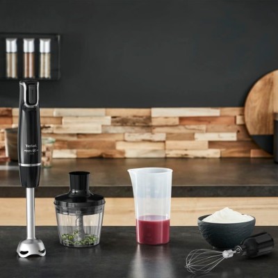 Блендер Tefal погружной Infiny Force 1000Вт, 5в1, чаша-800мл, XL чопер 1л., черный (HB94L830)