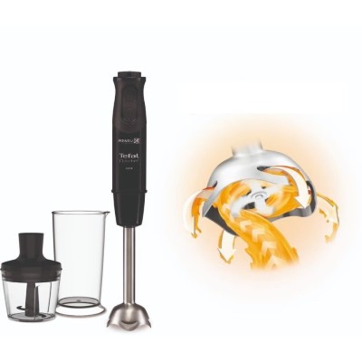 Блендер Tefal погружной Optichef 800Вт, 2в1, чаша-800мл, черный (HB641838)