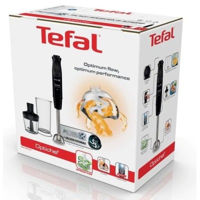 Блендер Tefal погружной Optichef 800Вт, 2в1, чаша-800мл, черный (HB641838)