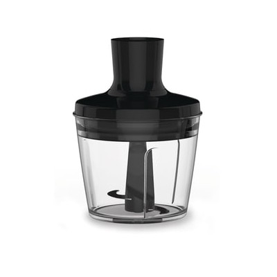 Блендер Tefal погружной Quickchef 1000Вт, 3в1, чаша-800мл, чопер-500мл, турборежим, серебристо-черный (HB656838)