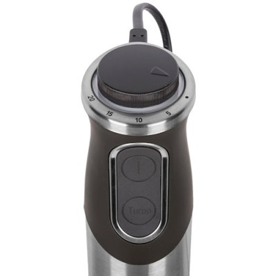 Блендер Tefal погружной Quickchef 800Вт, 3в1, чаша-800мл, чопер-500мл, турборежим, серебристо-черный (HB653838)