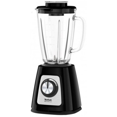 Блендер Tefal стационарный Blendforce 800Вт, чаша-1250мл, стекло, черный (BL438831)