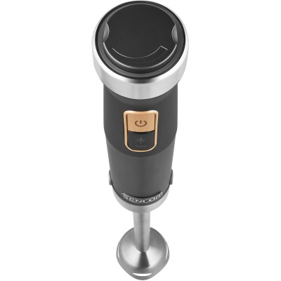 Блендер погружной Sencor 1500Вт, 10в1, чаша-800мл, мельница для специй, вспениватель молока, черный (SHB6552BK)