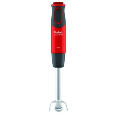 Блендер ручной Tefal HB643538, 800Вт, стакан, венчик, измельчитель, красный (HB643538)