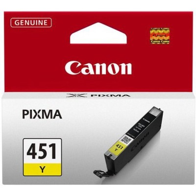 Картридж Canon CLI-451Y XL (Yellow) PIXMA MG5440/MG6340 (6475B001)