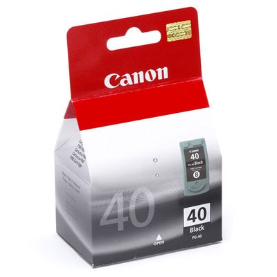 Картридж Canon PG-40Bk iP1600/1700/1800/2200/2500, MP150/170/450, Fax JX200/500 (0615B025)