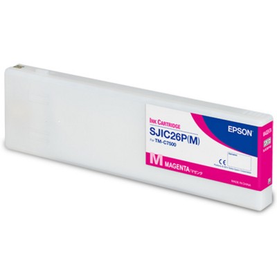 Картридж Epson SJIC26P принтера ColorWorks C7500 Magenta (C33S020620)