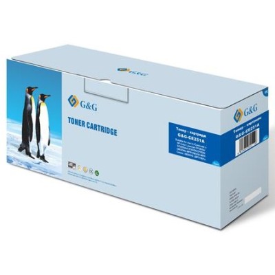 Картридж G&G для HP Color LJ CP3525n/ CM3530fs/Canon LBP-7700-G&G-732 Cyan (3000 стр) (G&G-CE251A)