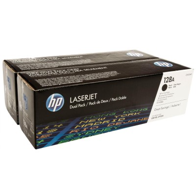 Картридж HP 128A CLJ CP1525/CM1415 Black (2*2000 стр) Двойная упаковка (CE320AD)