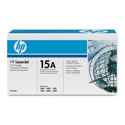 Купити Картридж HP 15A LJ 1000/1005/1200/1220/3300/3380 Black (2500 стр) (C7115A)