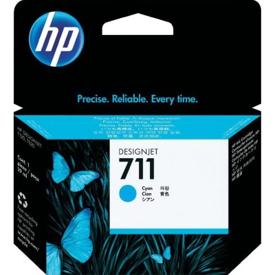 Картридж HP No.711 DesignJet T120/T125/T130/T520 Cyan (CZ130A)