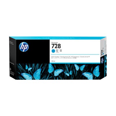 Картридж HP No.728 DesignJet T730/T830 Cyan 300 ml (F9K17A)