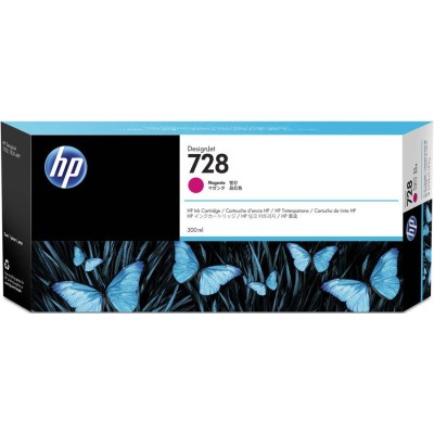 Картридж HP No.728 DesignJet T730/T830 Magenta 300 ml (F9K16A)