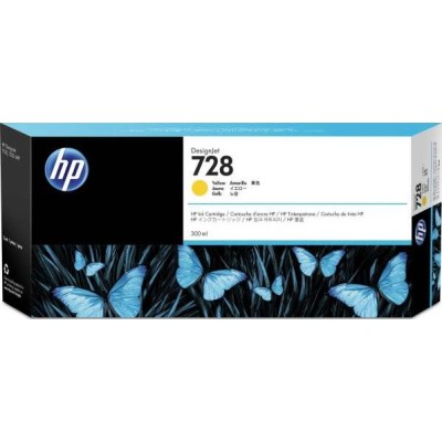 Купити Картридж HP No.728 DesignJet T730/T830 Yellow 300 ml (F9K15A)