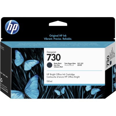 Картридж HP No.730 DesignJet T1600/T1700/T2600 Matte Black 130ml (P2V65A)