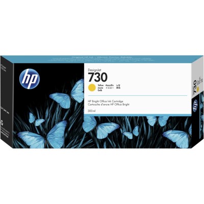 Картридж HP No.730 DesignJet T1600/T1700/T2600 Yellow 300ml (P2V70A)