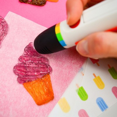 Картридж для 3D ручки Polaroid Candy порция Kарамель, 3г, яблоко, 40 шт, зелений (PL-2508-00)