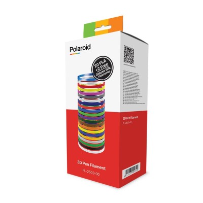 Картридж для 3D ручки Polaroid PLA, 1.75мм, нить, 22 шт, микс (PL-2503-00)