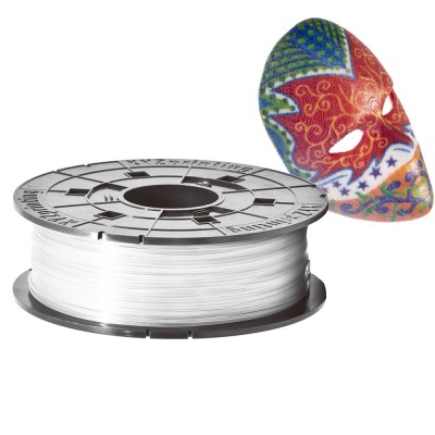Картридж с нитью 1.75мм/0.6кг PLA XYZprinting Filament для da Vinci Color, белый окрашиваемый (RFPLFXEU00C)