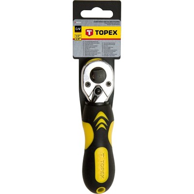 Ключ-трещотка TOPEX 1/2 x 3/8, 135 мм (38D543)