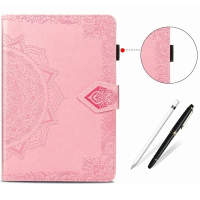 Кожаный чехол (книжка) Art Case с визитницей для Samsung Galaxy Tab S7 Розовый