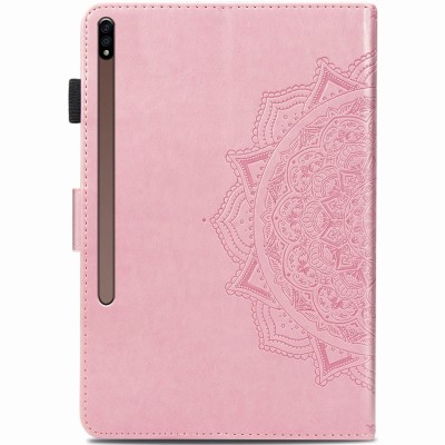 Кожаный чехол (книжка) Art Case с визитницей для Samsung Galaxy Tab S7 Розовый