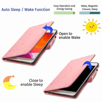 Кожаный чехол (книжка) Art Case с визитницей для Samsung Galaxy Tab S7 Розовый