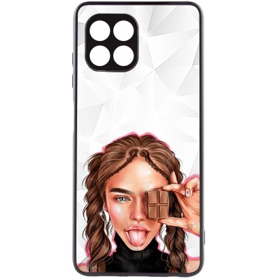 TPU+PC чехол Prisma Ladies для Samsung Galaxy A22 5G Chocolate - 0