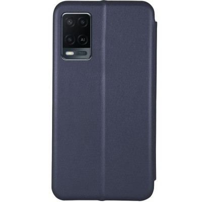 Кожаный чехол (книжка) Classy для Oppo A54 4G Темно-синий