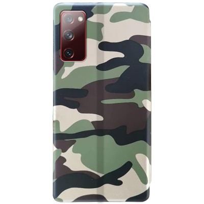 Кожаный чехол (книжка) Classy для Samsung Galaxy S20 FE Camouflage Кожаный чехол (книжка) Classy для Samsung Galaxy S20 FE Camouflage