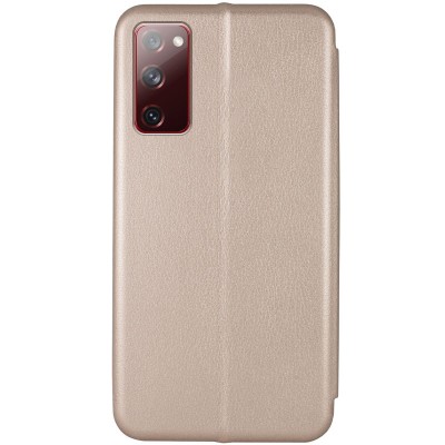 Кожаный чехол (книжка) Classy для Samsung Galaxy S20 FE Золотой Кожаный чехол (книжка) Classy для Samsung Galaxy S20 FE Золотой