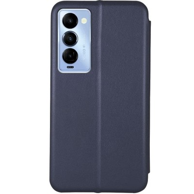 Кожаный чехол (книжка) Classy для TECNO Camon 18 / 18P Темно-синий Кожаный чехол (книжка) Classy для TECNO Camon 18 / 18P Темно-синий