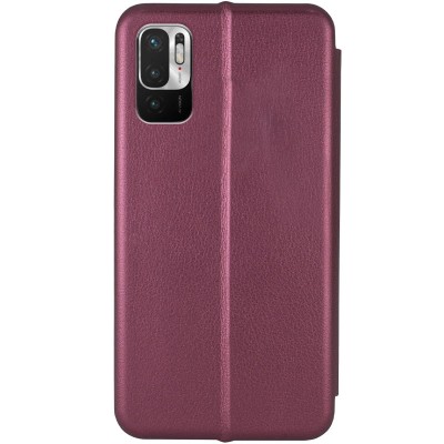 Кожаный чехол (книжка) Classy для Xiaomi Redmi Note 10 5G / Poco M3 Pro Бордовый Кожаный чехол (книжка) Classy для Xiaomi Redmi Note 10 5G / Poco M3 Pro Бордовый