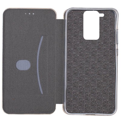 Кожаный чехол (книжка) Classy для Xiaomi Redmi Note 9 / Redmi 10X Золотой