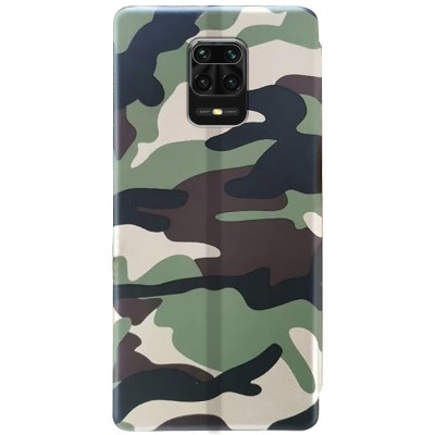 Кожаный чехол (книжка) Classy для Xiaomi Redmi Note 9s / Note 9 Pro / Note 9 Pro Max Camouflage