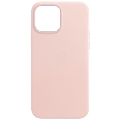 Кожаный чехол Leather Case (AA) with MagSafe для Apple iPhone 13 Pro Max (6.7") Sand Pink