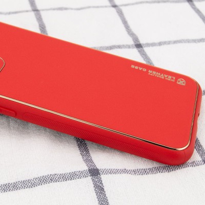 Кожаный чехол Xshield для Apple iPhone 14 Pro Max (6.7") Красный / Red