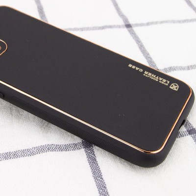 Кожаный чехол Xshield для Apple iPhone 14 Pro Max (6.7") Черный / Black