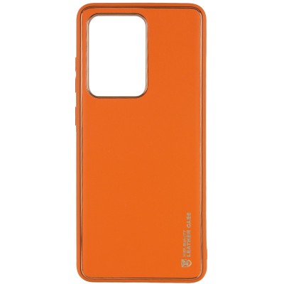 Кожаный чехол Xshield для Samsung Galaxy S20 Ultra Оранжевый / Apricot Кожаный чехол Xshield для Samsung Galaxy S20 Ultra Оранжевый / Apricot