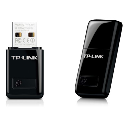 WiFi-адаптер TP-Link TL-WN823N 802.11n, 2.4 ГГц, N300, USB 2.0, mini (TL-WN823N) - 1